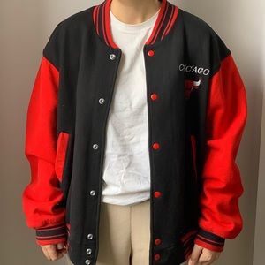 Vintage Chicago Bulls bomber varsity jacket